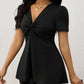 Women's V-neck Temperament Versatile Solid Color sleeved shirt top