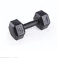 Rubberized Dumbbells for Arm Muscle Training and Home Fitness Workouts