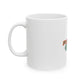Fitness Barbell Ceramic Mug — Pure Fitness Logo Coffee Cup (11oz, 15oz)