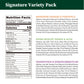 Signature Variety Pack - Zero Sugar