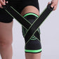 1PC Sport Knee Sleeve Support Men Kneepad Pressurized Elastic Knee Pads Fitness Gear Protector For Sport Improved Circulation Compression Support For Joint Pain