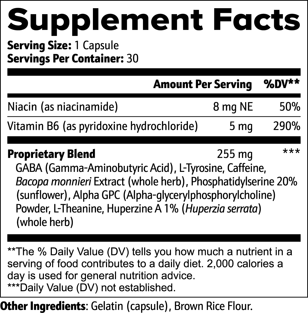 Neureva Supplement for Focus & Memory | 30 Capsules