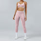Seamless Back-Support Running Quick-Drying Yoga And Fitness Apparel Set