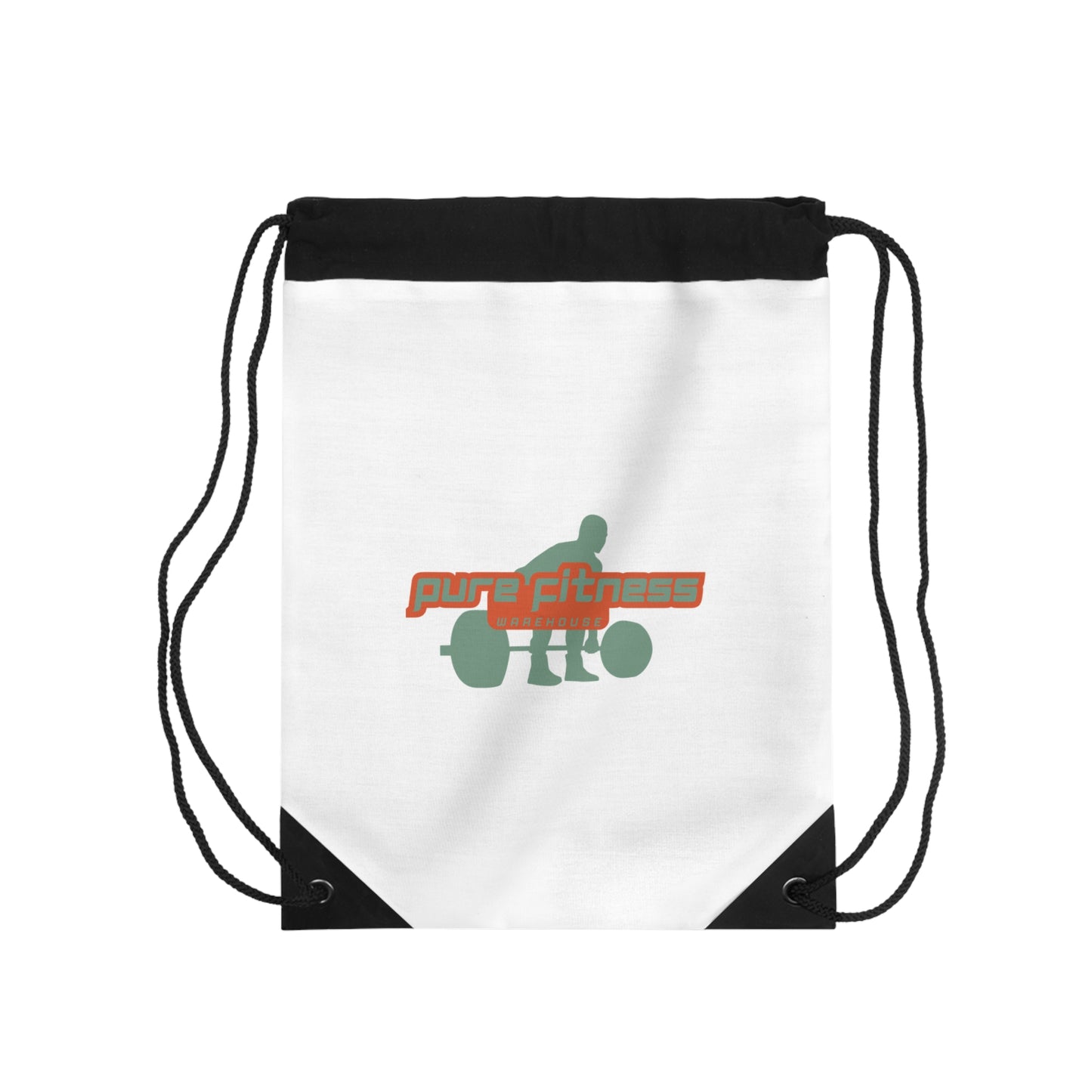 Fitness Drawstring Bag — Pure Fitness Weightlifting Gym Sack