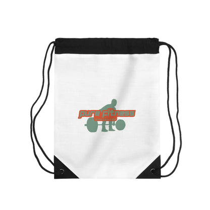 Fitness Drawstring Bag — Pure Fitness Weightlifting Gym Sack