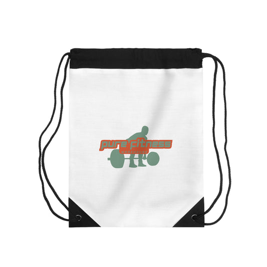 Fitness Drawstring Bag — Pure Fitness Weightlifting Gym Sack