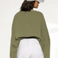 Active Comfort Long Sleeved Sweatshirt Crop Top