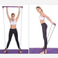 Yoga Crossfit Resistance Bands Exerciser Pull Rope Portable Gym Workout Pilates Bar Trainer Elastic Bands