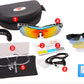 0089 Outdoor Sports With A Bike  Bicycle Gear Box Myopia Goggles Sunglasses Polarized Riding Glasses