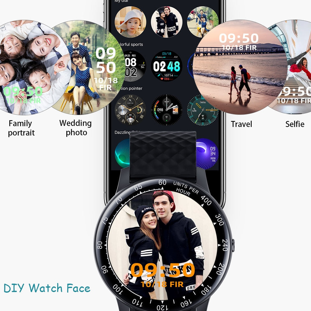 Smart Watch Fitness Tracker with Heart Rate and Blood Pressure Monitor