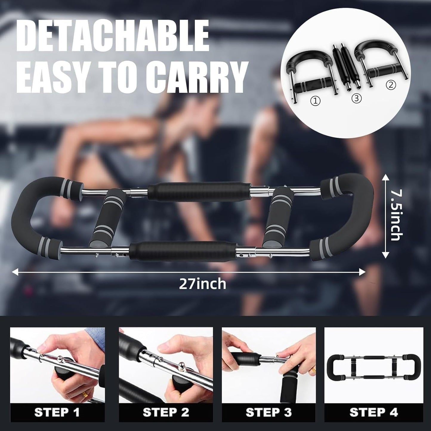 Multi-Functional Adjustable Arm and Chest Strength Training Fitness Equipment