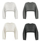 Active Comfort Long Sleeved Sweatshirt Crop Top