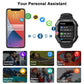 Rugged Smart Watch for Outdoor Sports and Fitness Tracking