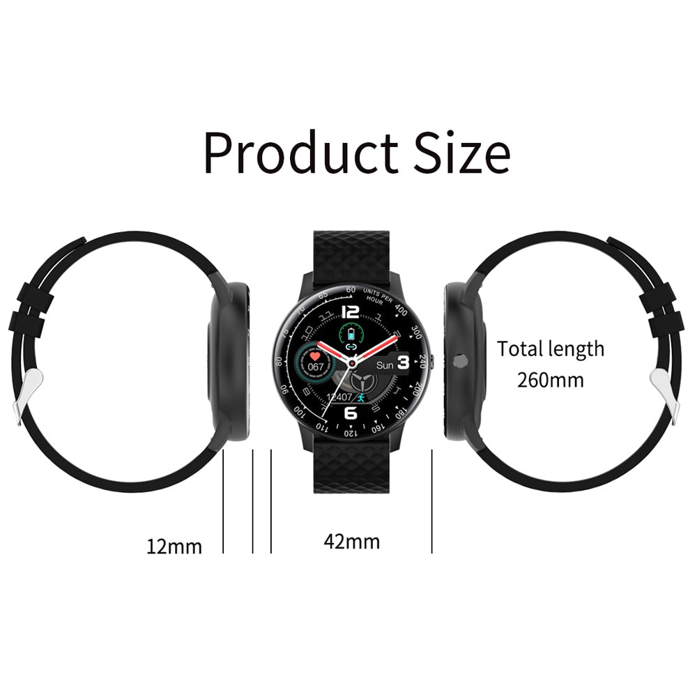 Smart Watch Fitness Tracker with Heart Rate and Blood Pressure Monitor