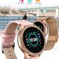 Luxury Ladies Smart Watch For Women With  Blood Pressure Heart Rate Monitor Fitness tracker And Sport Smart Band Alarm Clock Reminder Smartwatch