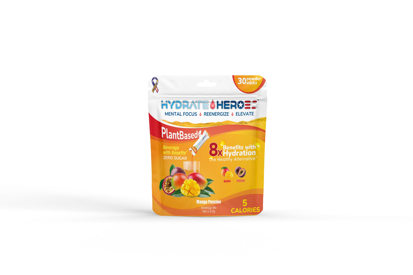 Artisan Berry 24 Mushroom Infused Clean Hydration Powder Sticks | Energy & Focus