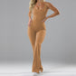 Women's Seamless Yoga Bodysuit | Hollow-Out Tight Fit with Built-In Chest Pad