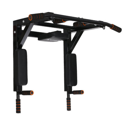 Wall Mounted Pull-Up and Sandbag Rack Fitness Training Equipment