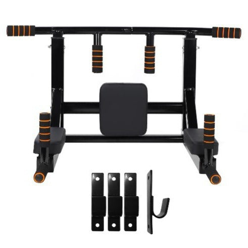 Wall Mounted Pull-Up and Sandbag Rack Fitness Training Equipment