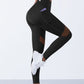 Women's High-Waist Mesh-Panel Yoga Leggings