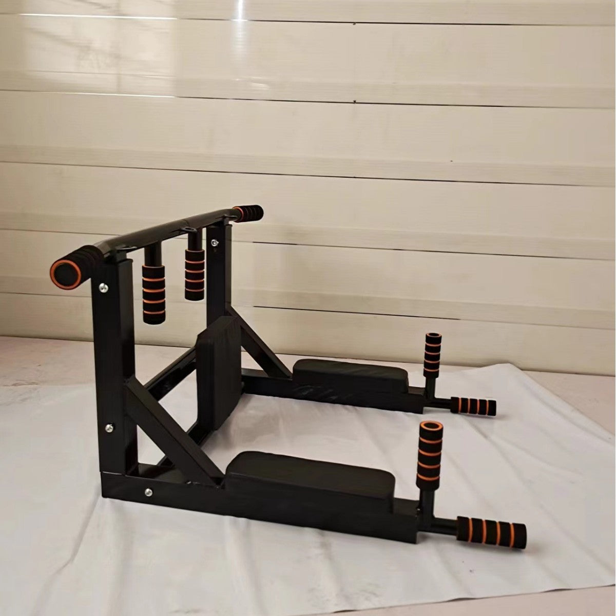 Wall Mounted Pull-Up and Sandbag Rack Fitness Training Equipment