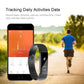 Slim Activity Tracker Smart Watch with Free Extra Band Included