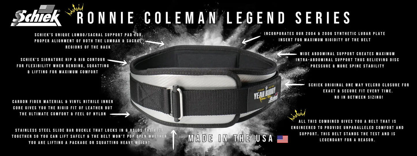 RCCF4004 Ronnie Coleman Limited Edition Yeah Buddy Weightlifting Belt