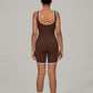 Women's Sports Jumpsuit Yoga Fitness Combination Lift Buttocks Bare Back High Elasticity Gym Sexy Sports Jumpsuit Gym Romper