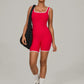 Women's Sports Jumpsuit Yoga Fitness Combination Lift Buttocks Bare Back High Elasticity Gym Sexy Sports Jumpsuit Gym Romper