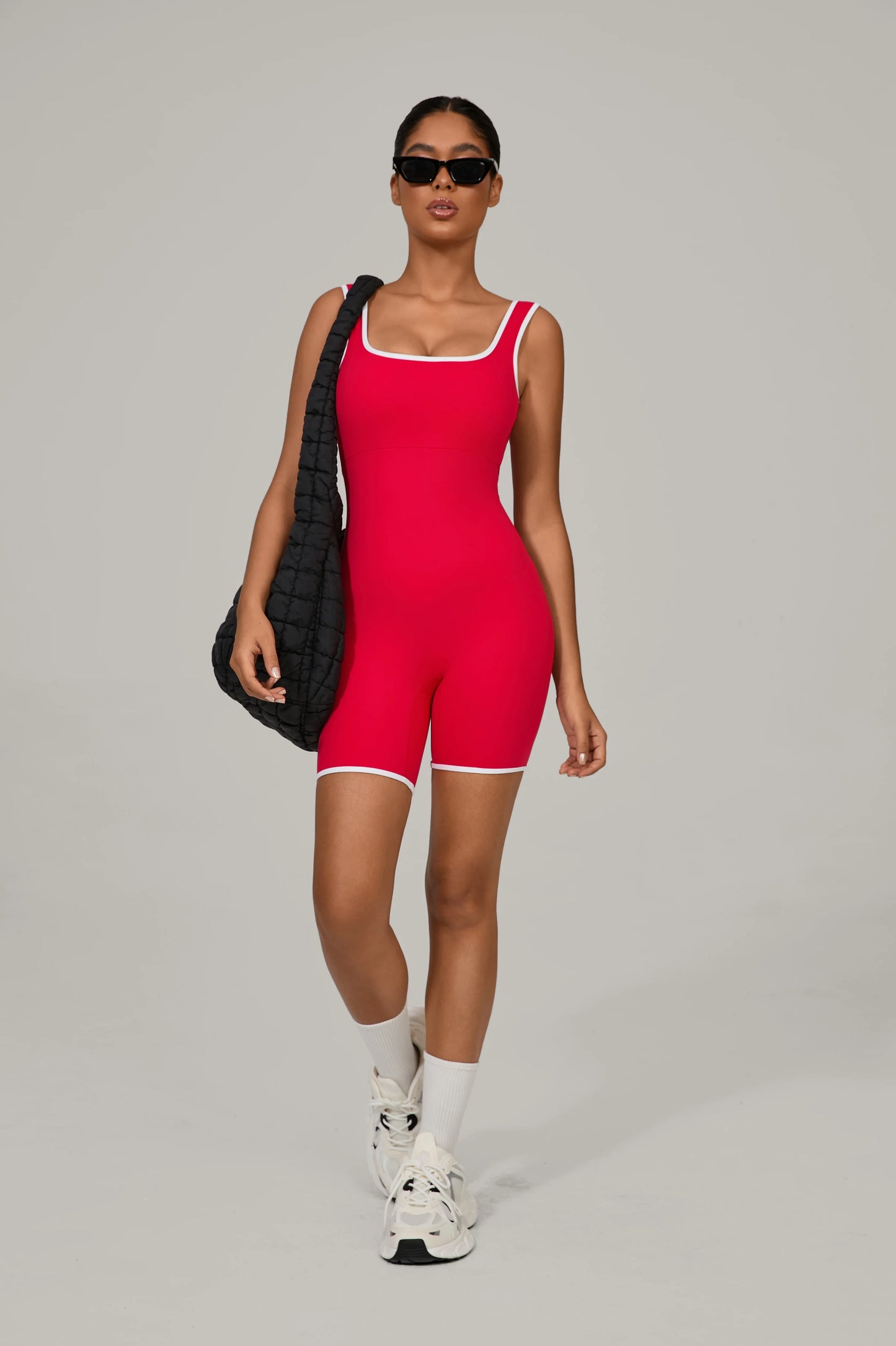 Women's Sports Jumpsuit Yoga Fitness Combination Lift Buttocks Bare Back High Elasticity Gym Sexy Sports Jumpsuit Gym Romper