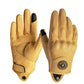 Vintage Real Leather Breathable Touch Screen Gloves