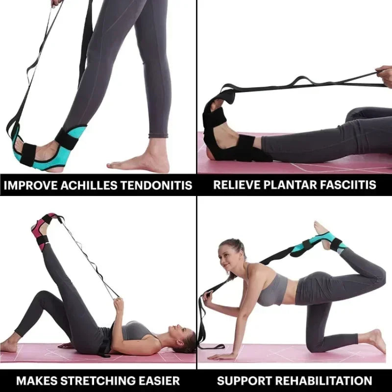 Yoga Leg Stretching Band for Flexibility Rehabilitation and Foot Training
