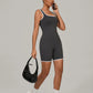 Women's Sports Jumpsuit Yoga Fitness Combination Lift Buttocks Bare Back High Elasticity Gym Sexy Sports Jumpsuit Gym Romper