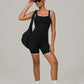 Women's Sports Jumpsuit Yoga Fitness Combination Lift Buttocks Bare Back High Elasticity Gym Sexy Sports Jumpsuit Gym Romper