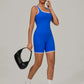 Women's Sports Jumpsuit Yoga Fitness Combination Lift Buttocks Bare Back High Elasticity Gym Sexy Sports Jumpsuit Gym Romper