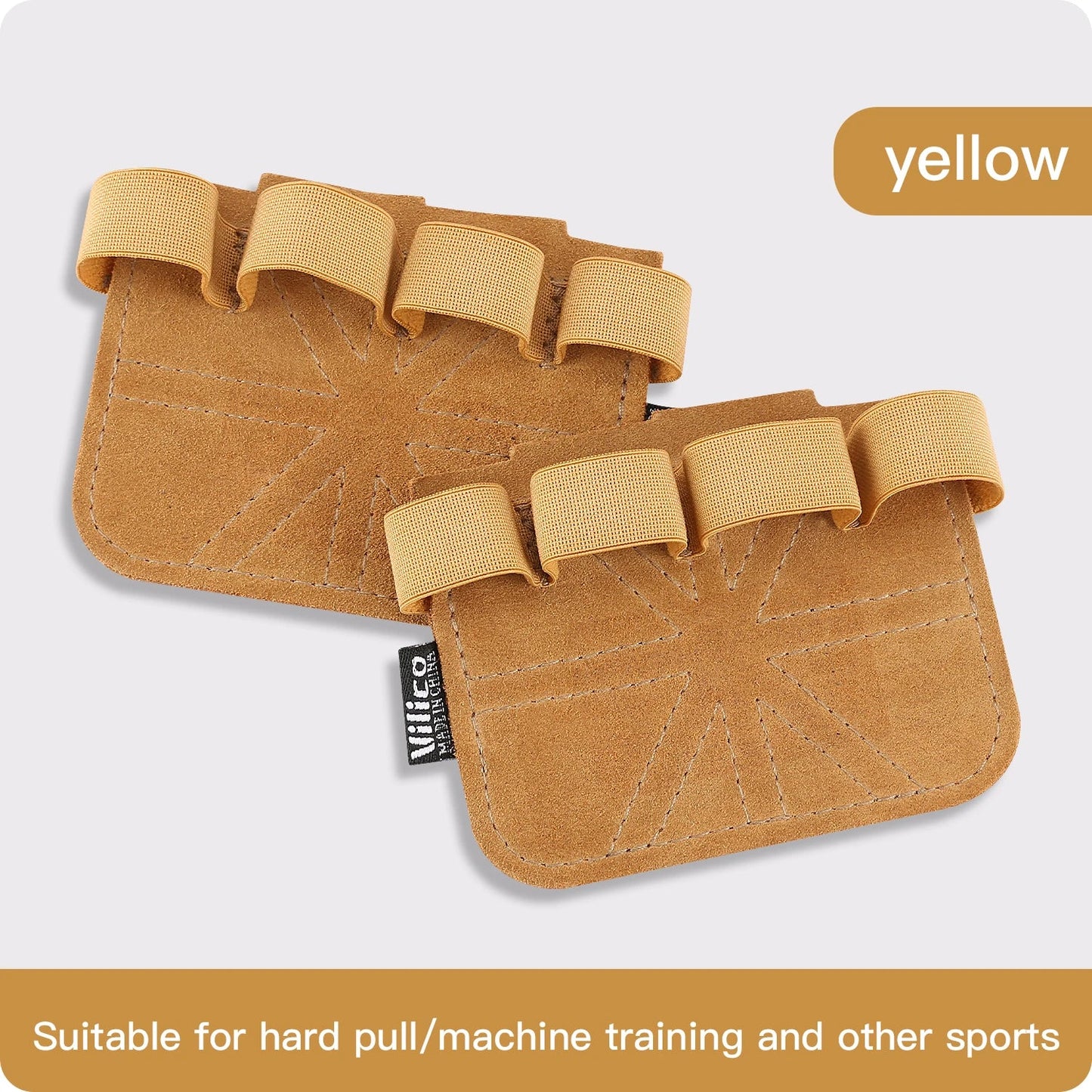 Leather Weight Lifting Training Gloves | Palm Protection for Gym Workouts