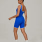 Women's Sports Jumpsuit Yoga Fitness Combination Lift Buttocks Bare Back High Elasticity Gym Sexy Sports Jumpsuit Gym Romper