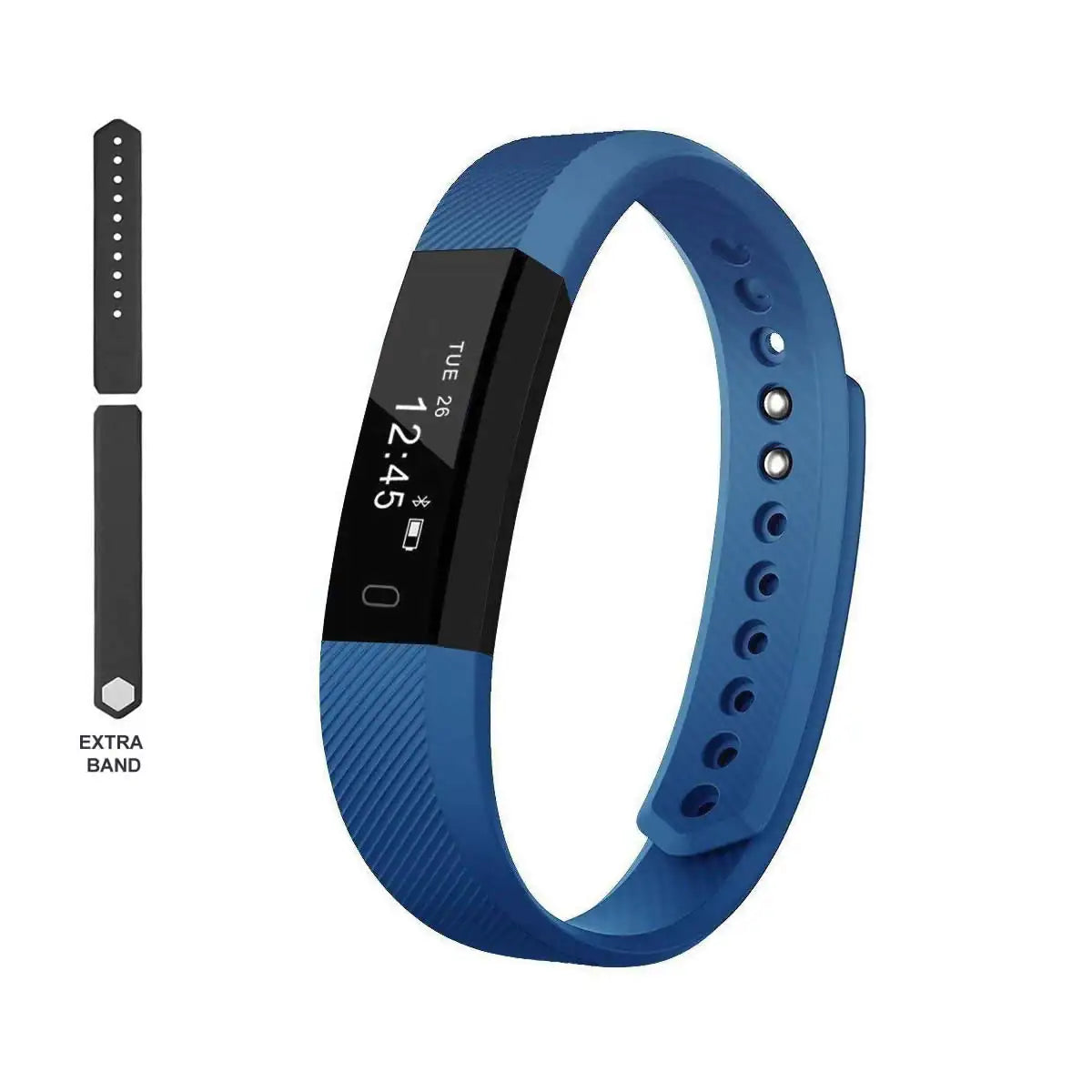 Slim Activity Tracker Smart Watch with Free Extra Band Included