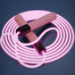 Adjustable Night Glowing Skipping Rope Luminous Jump Ropes Exercise LED Light Up Outdoor Fitness Training Luminous Adjustable Skipping Rope Glowing Tangle Free Jumping Rope For Girls Women Men Fitness Exercise Workout 2.8m