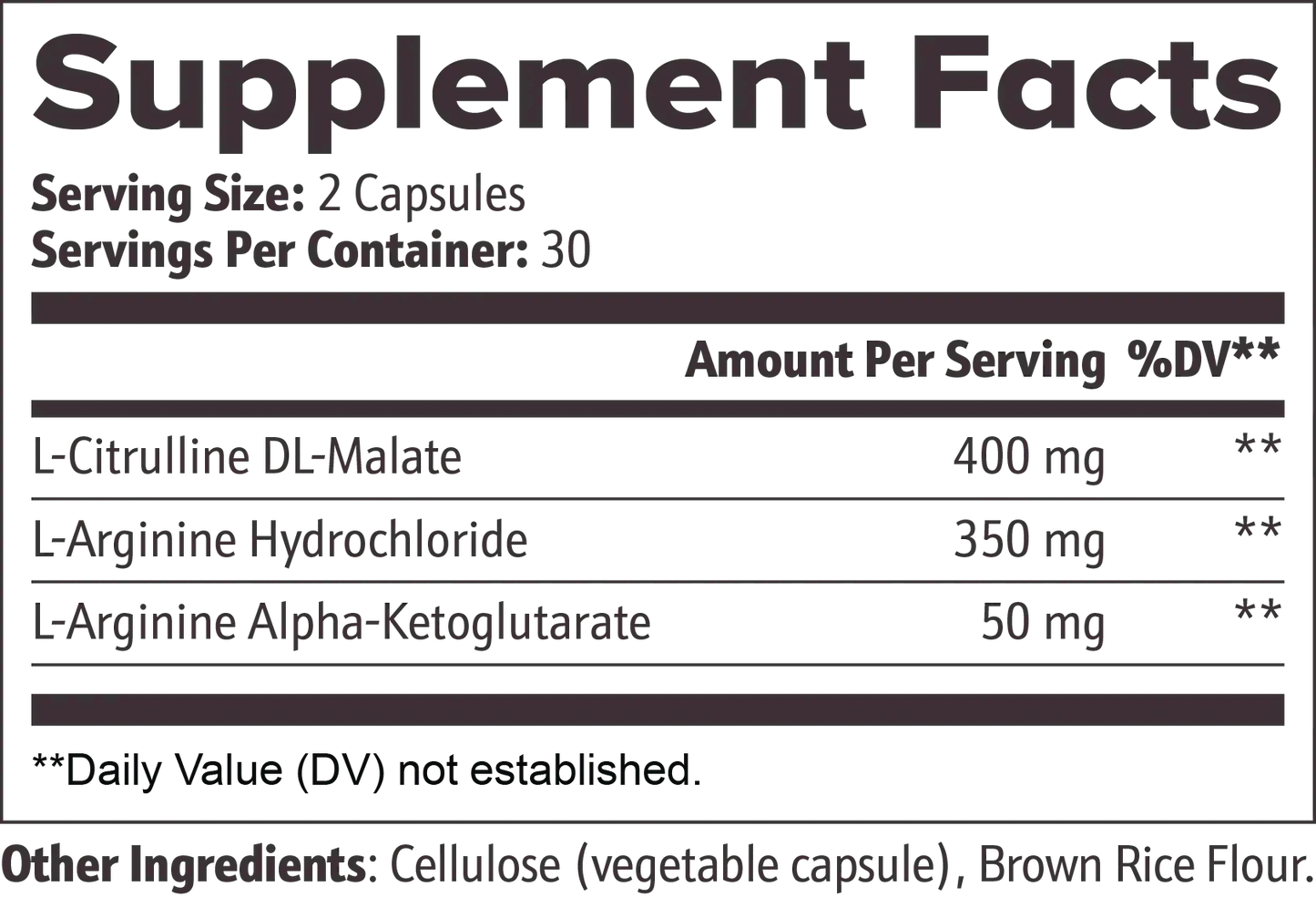 L-CITRULLINE & L-ARGININE STACK