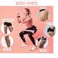3PCS Resistance Bands for Leg Butt Yoga and Fitness Workouts
