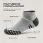 20 Pairs Athletic Socks, Breathable & Comfortable One Size Fits Most Ankle Socks, Short Crew Socks for Men and Women, Unisex