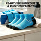 20 Pairs Athletic Socks, Breathable & Comfortable One Size Fits Most Ankle Socks, Short Crew Socks for Men and Women, Unisex