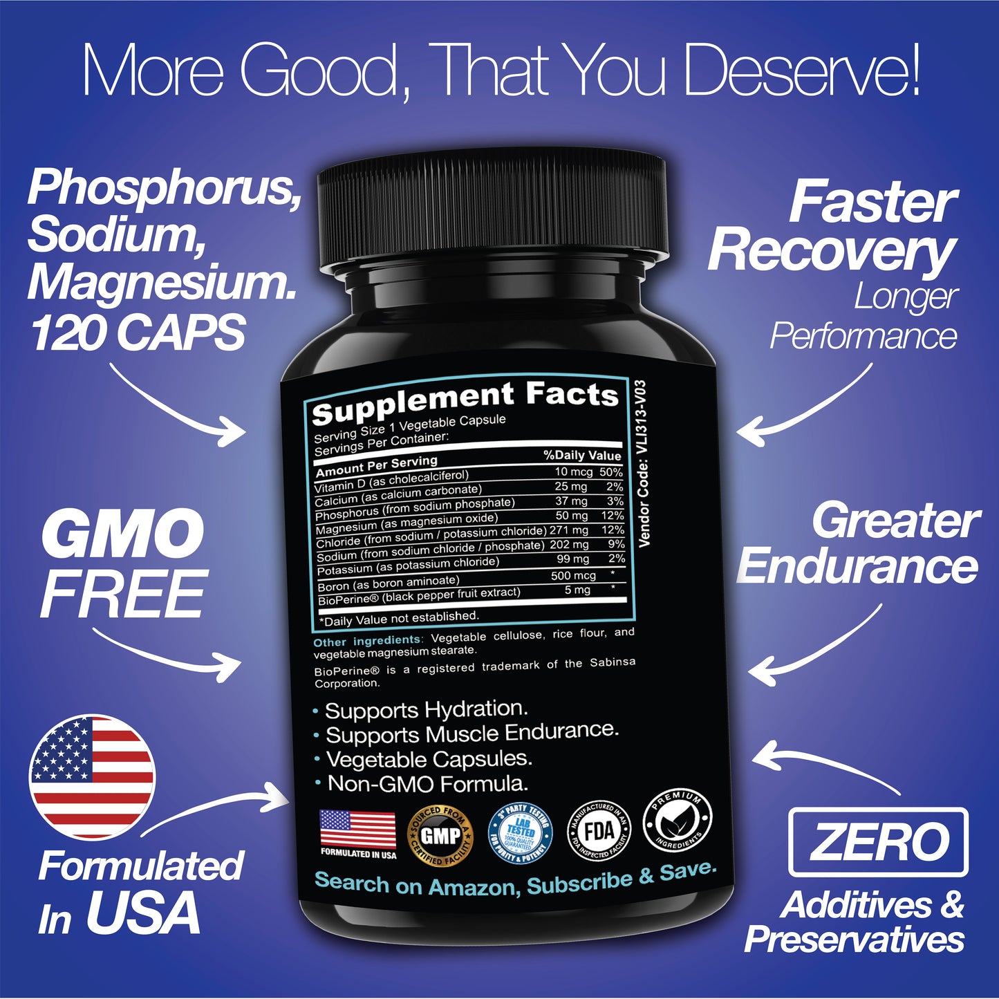 Rapid Rehydr8 Electrolyte Capsules for Muscle Recovery Hydration and Endurance