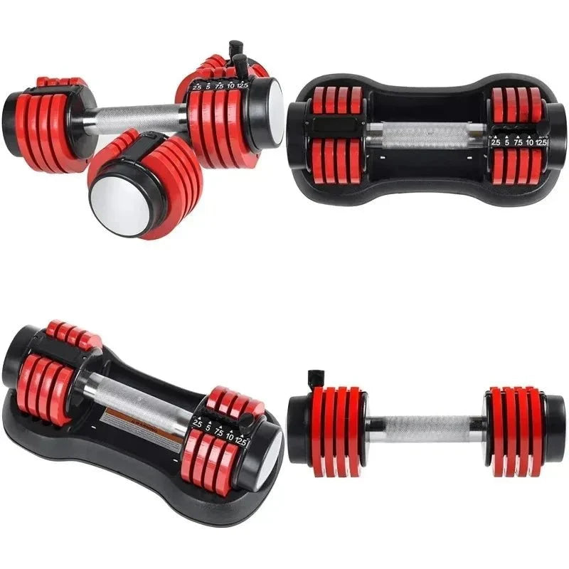 Adjustable Magnetic Barbell Dumbbell – Home Gym Training