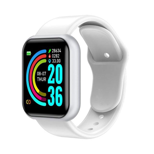 Waterproof Fitness Tracker Smartwatch with Heart Rate Monitor and Color Screen