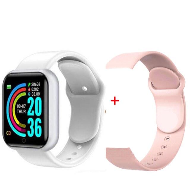 Waterproof Fitness Tracker Smartwatch with Heart Rate Monitor and Color Screen