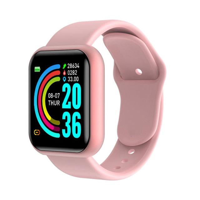 Waterproof Fitness Tracker Smartwatch with Heart Rate Monitor and Color Screen