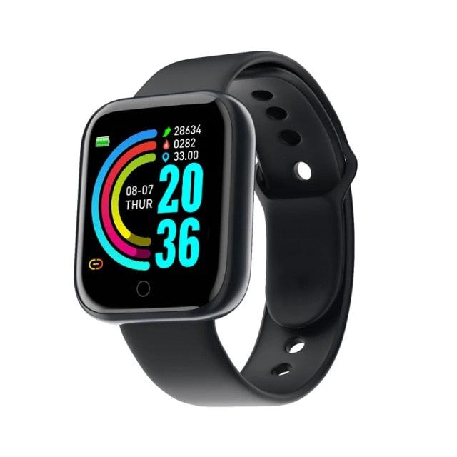 Waterproof Fitness Tracker Smartwatch with Heart Rate Monitor and Color Screen