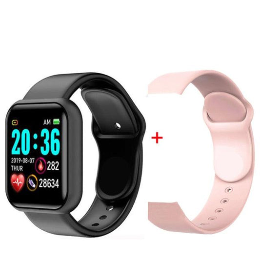 Waterproof Fitness Tracker Smartwatch with Heart Rate Monitor and Color Screen